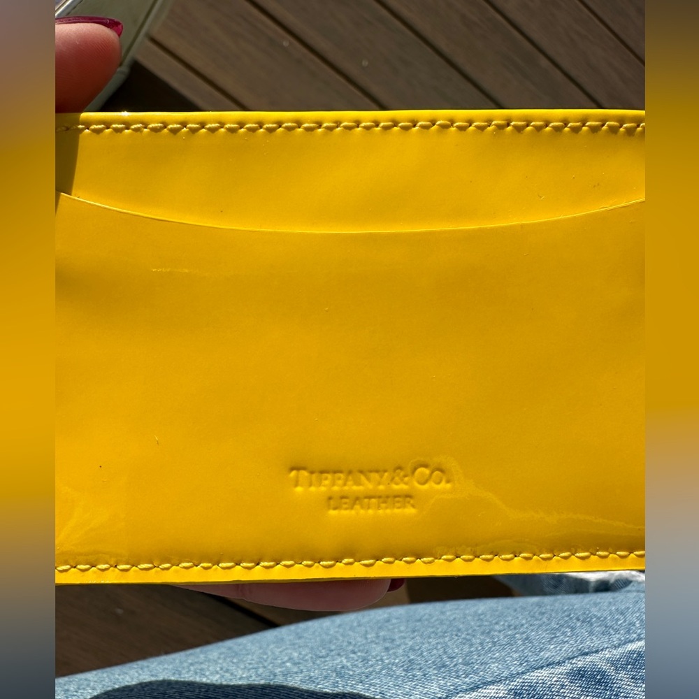 Tiffany & Company patent leather card case. Limited edition color! Brand new - Picture 4 of 5